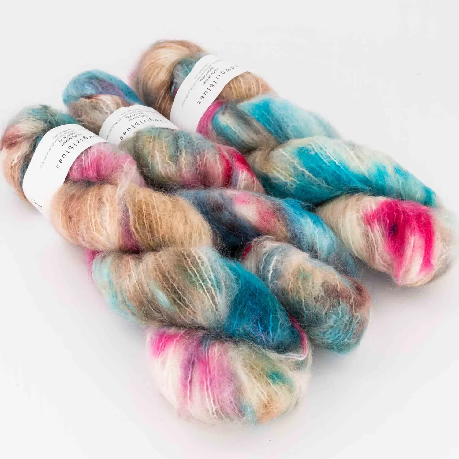 Cowgirlblues Fluffy Mohair Wolle Diana Ross 50g zart