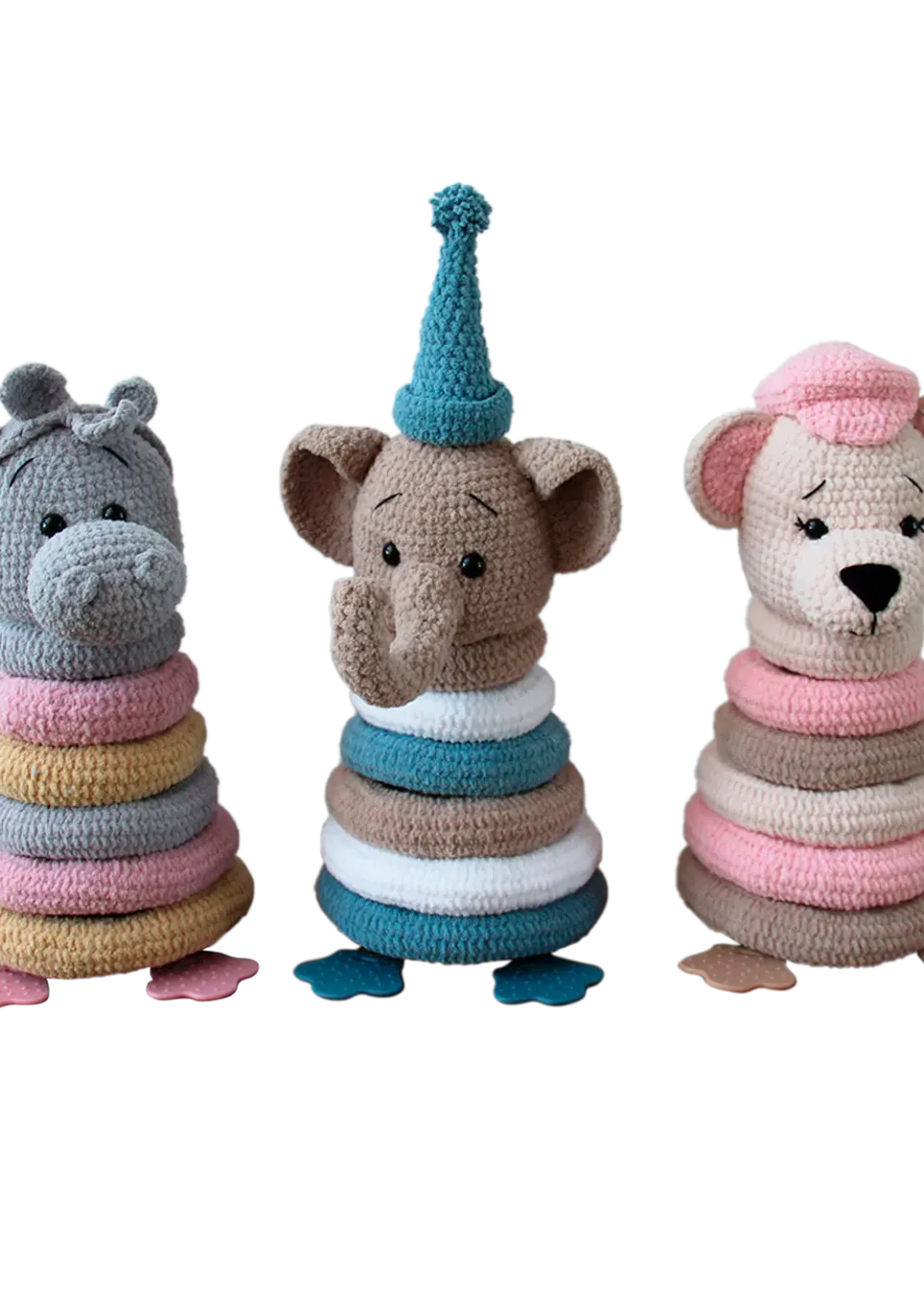 Go Handmade Stapeltiere Häkelanleitung Happy Chunky