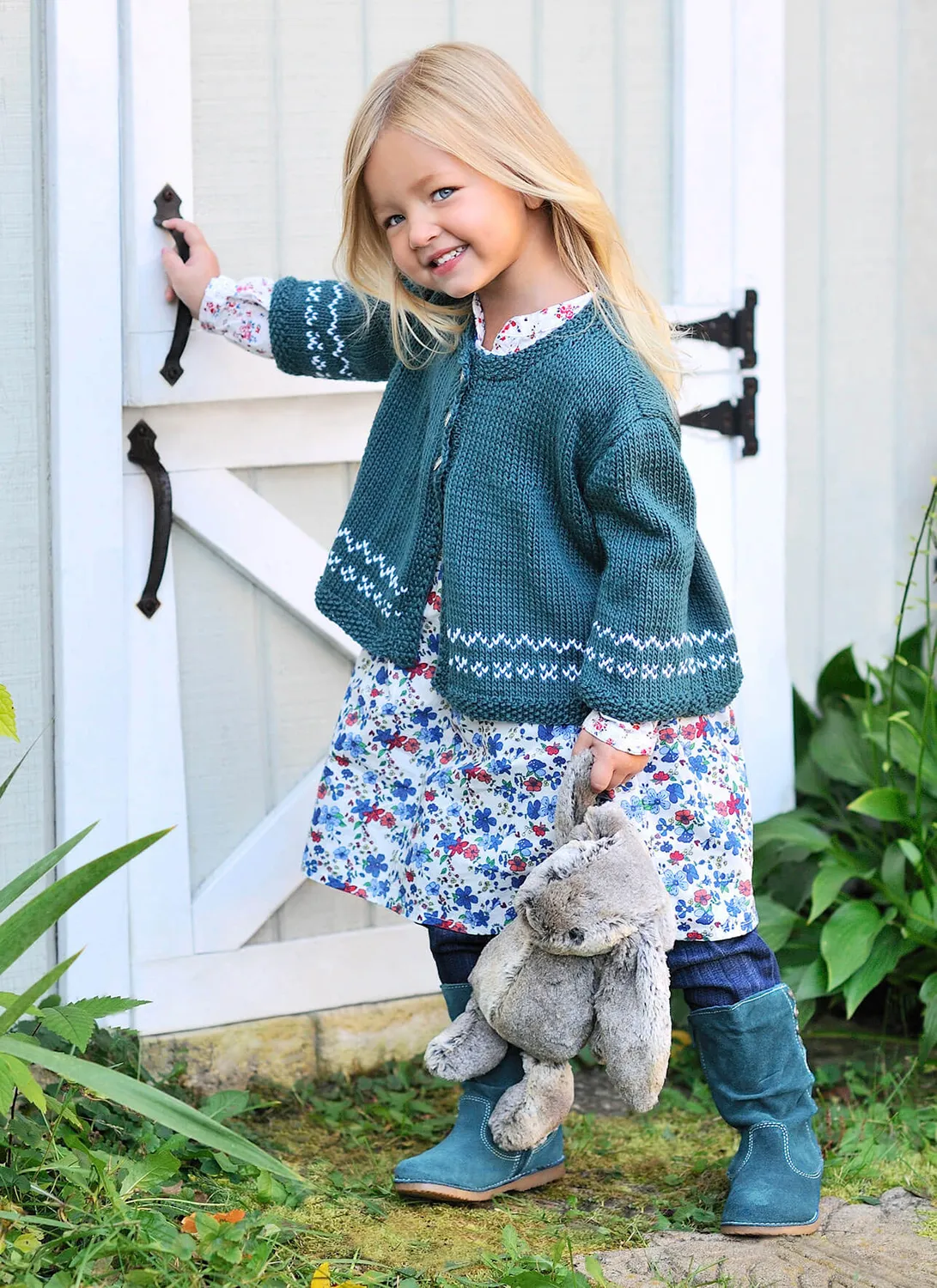 Blue Sky Fibers Classic Cotton Sweet Cardi Strickanleitung Kinder