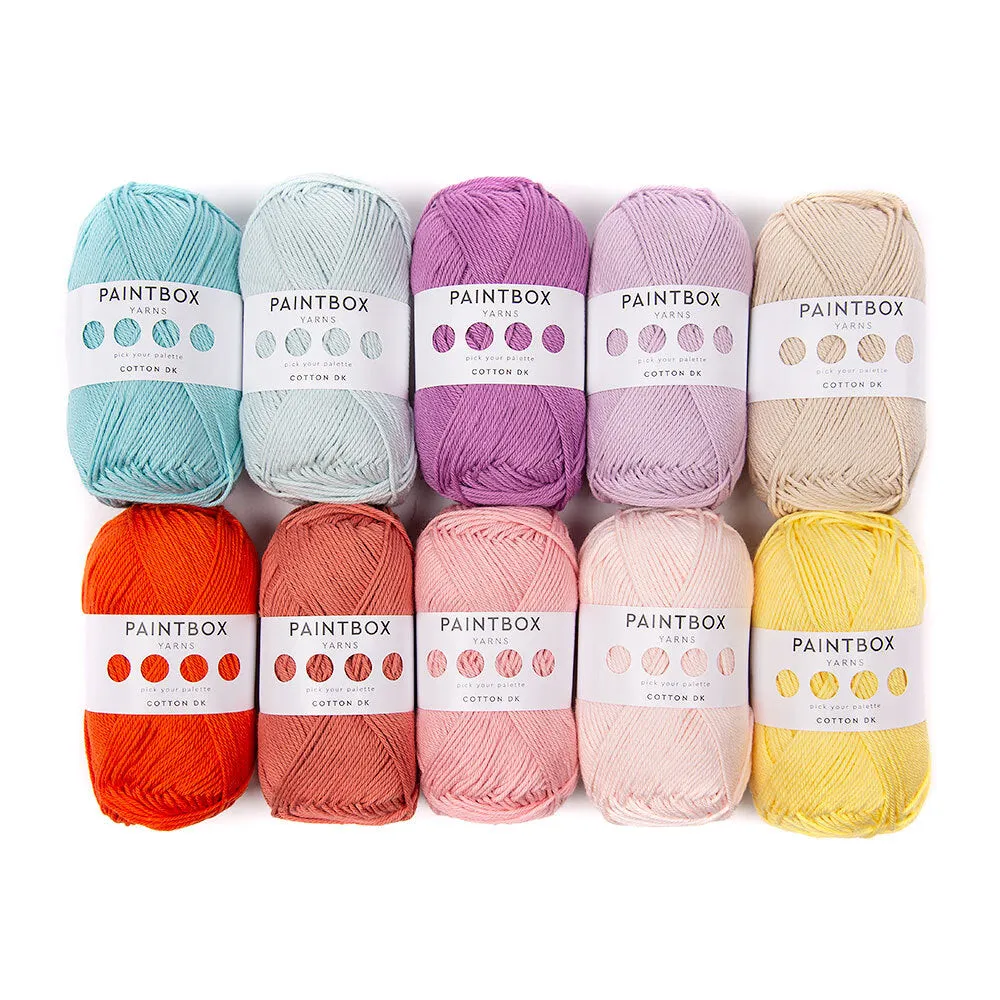 Paintbox Yarns Cotton DK Baumwolle 10x50g Set