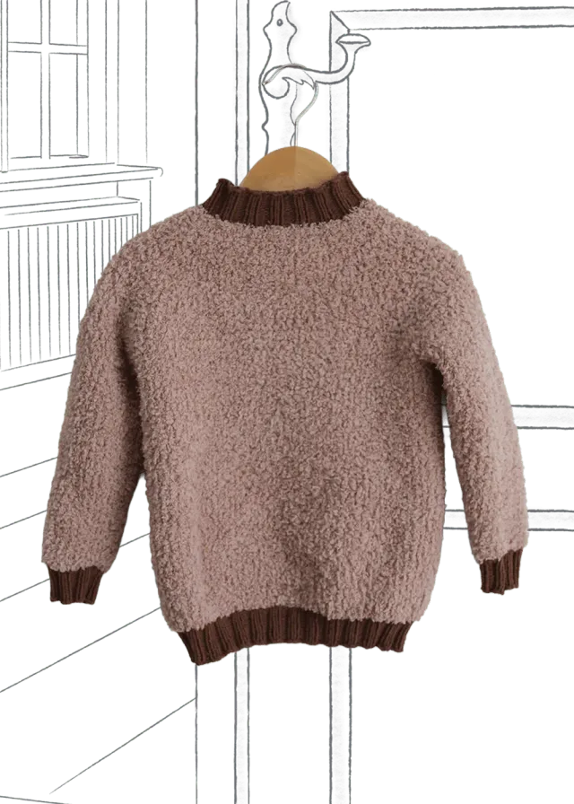 Go Handmade Sweater Kim Strickanleitung 1-12 Jahre Teddy