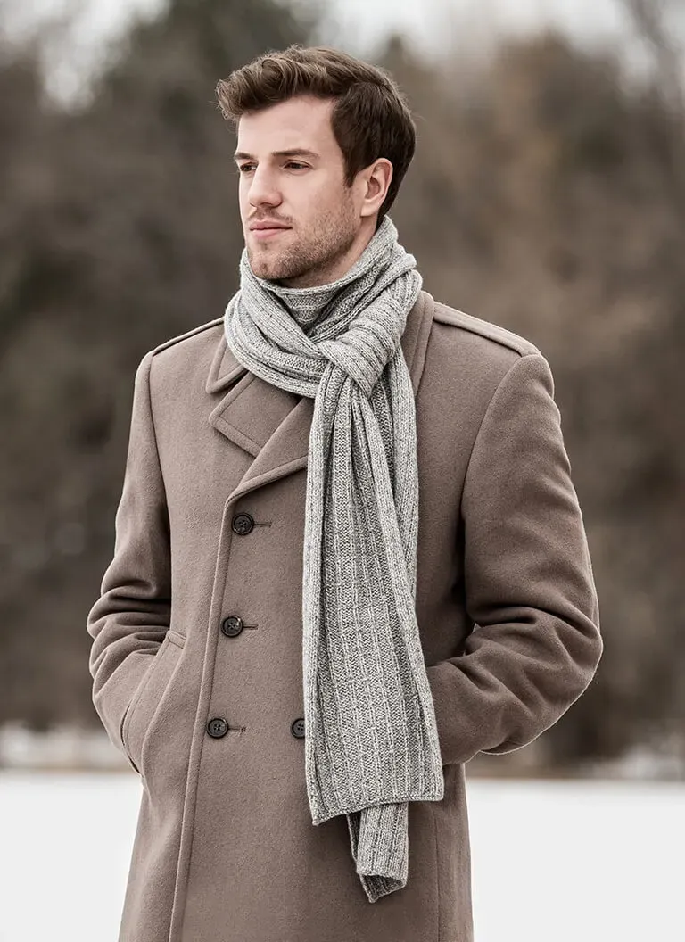 Blue Sky Fibers Classic Roscoe Scarf Strickanleitung Schal reversibel