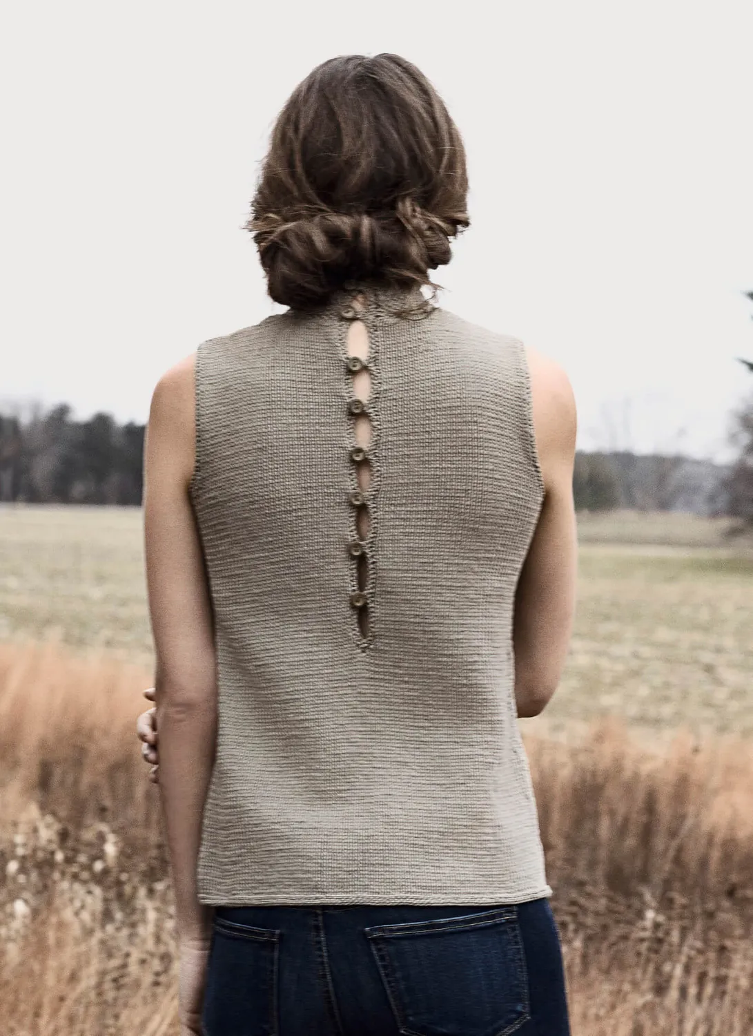 Blue Sky Fibers Dawson Shell 20162 Strickanleitung Top