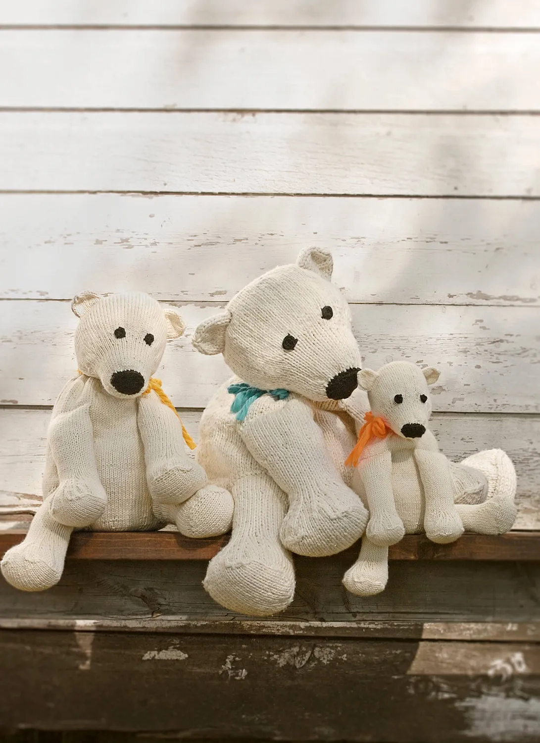 Blue Sky Fibers Classic Three Brrr Bears Strickanleitung 3 Größen