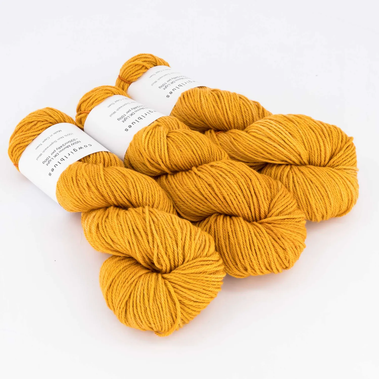 Cowgirlblues NSW Merino DK Wolle 100g Saffron filzbar
