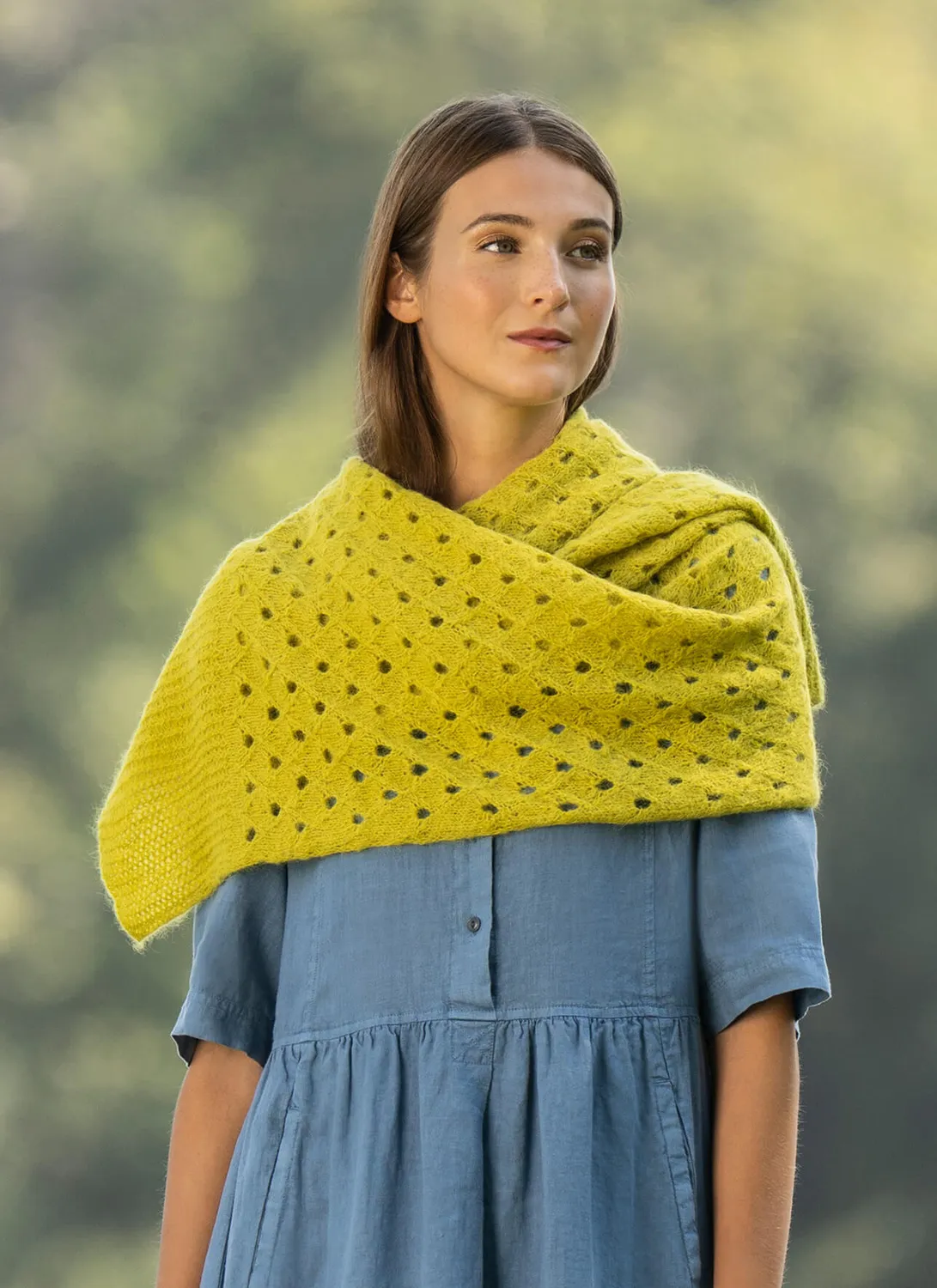 Blue Sky Fibers Classic Series Aloe Wrap Strickanleitung Sommer