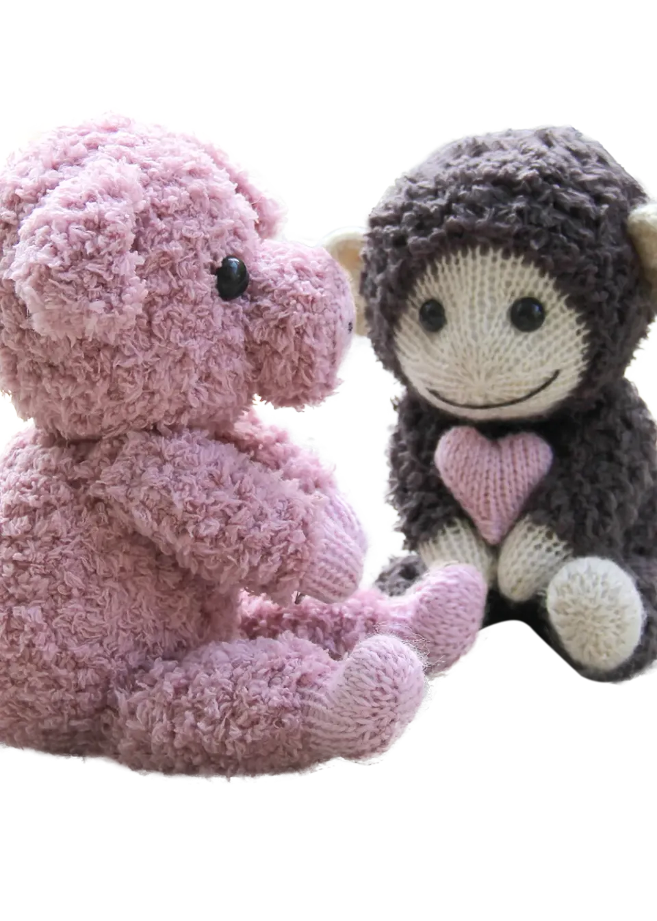 Go Handmade Lotte & Luffe Strickanleitung Schwein Affe 27 cm