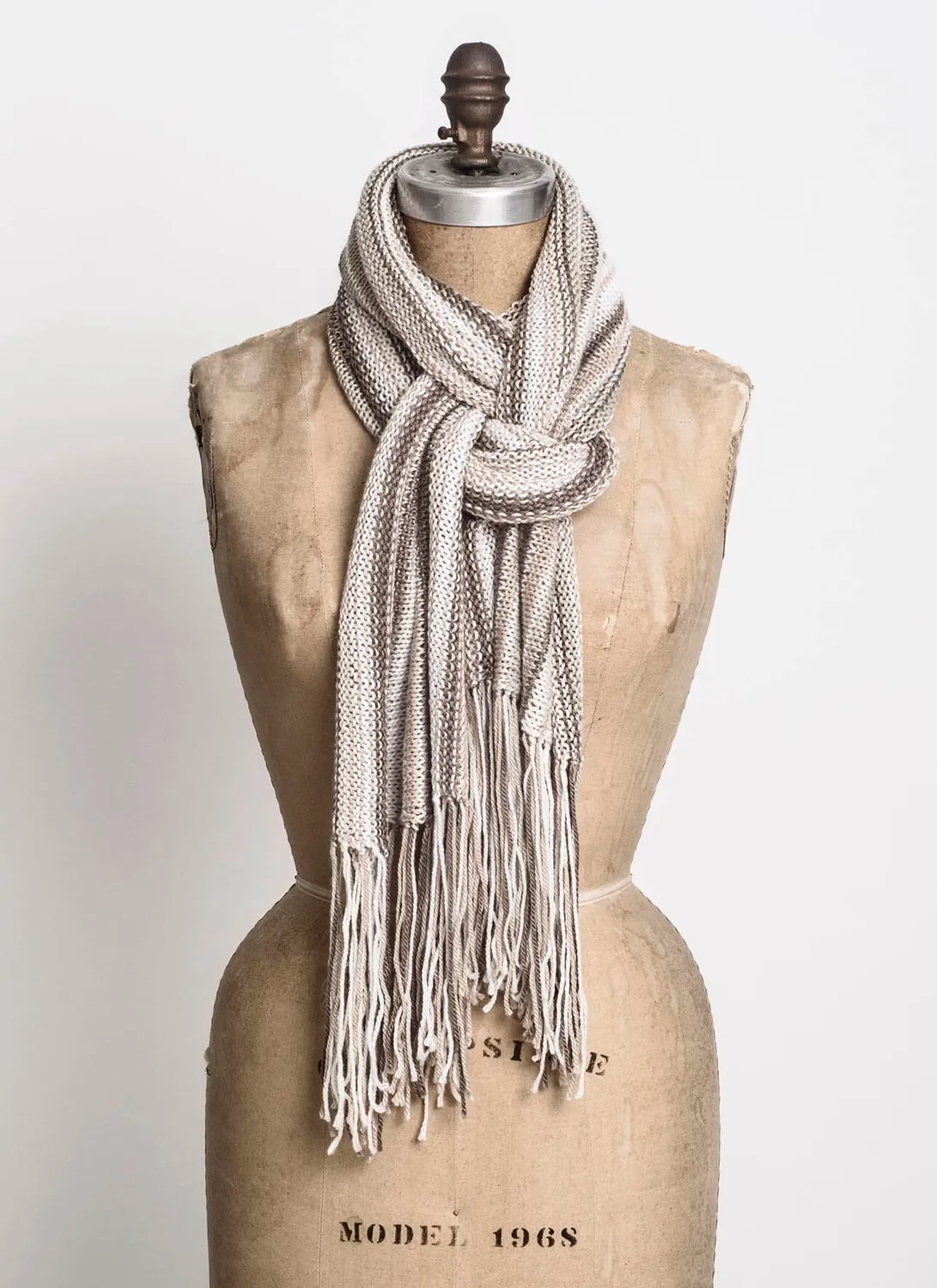 Blue Sky Fibers Windom Silk Wrap Strickanleitung Streifen