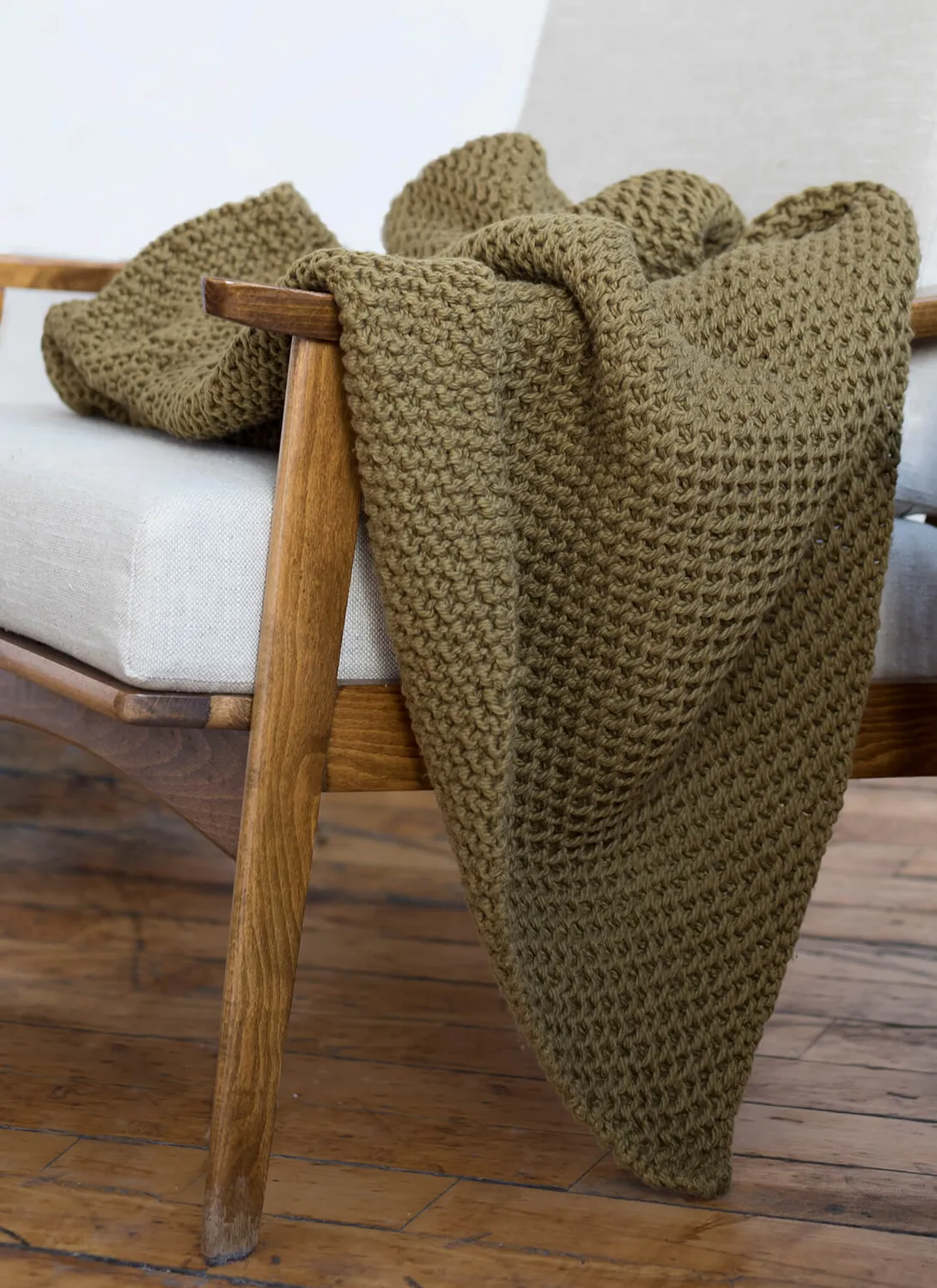 Blue Sky Fibers Classic Series LaGrand Throw Strickanleitung Decke
