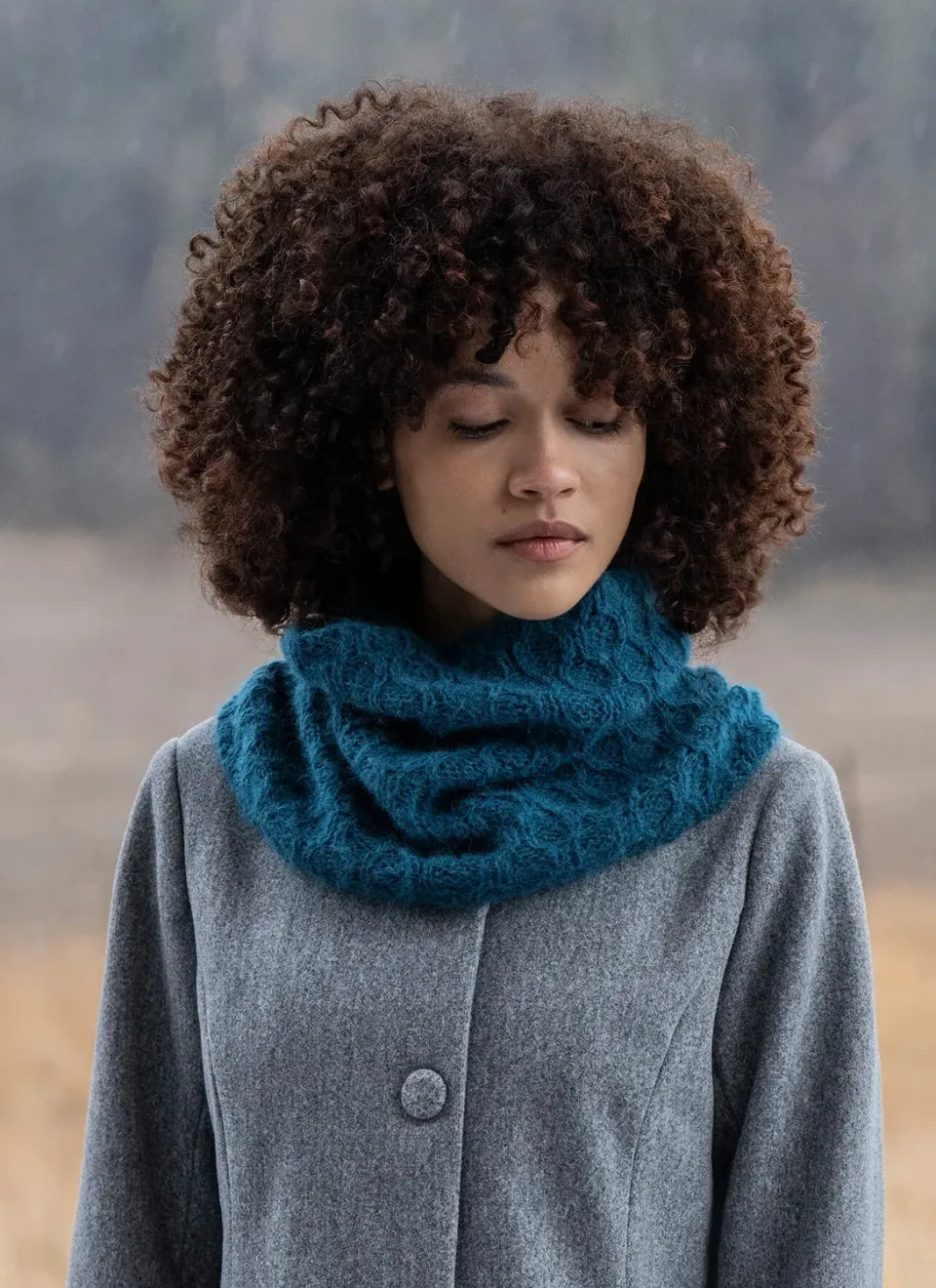 Blue Sky Fibers Carina Loop Strickanleitung Prairie 1 Strang