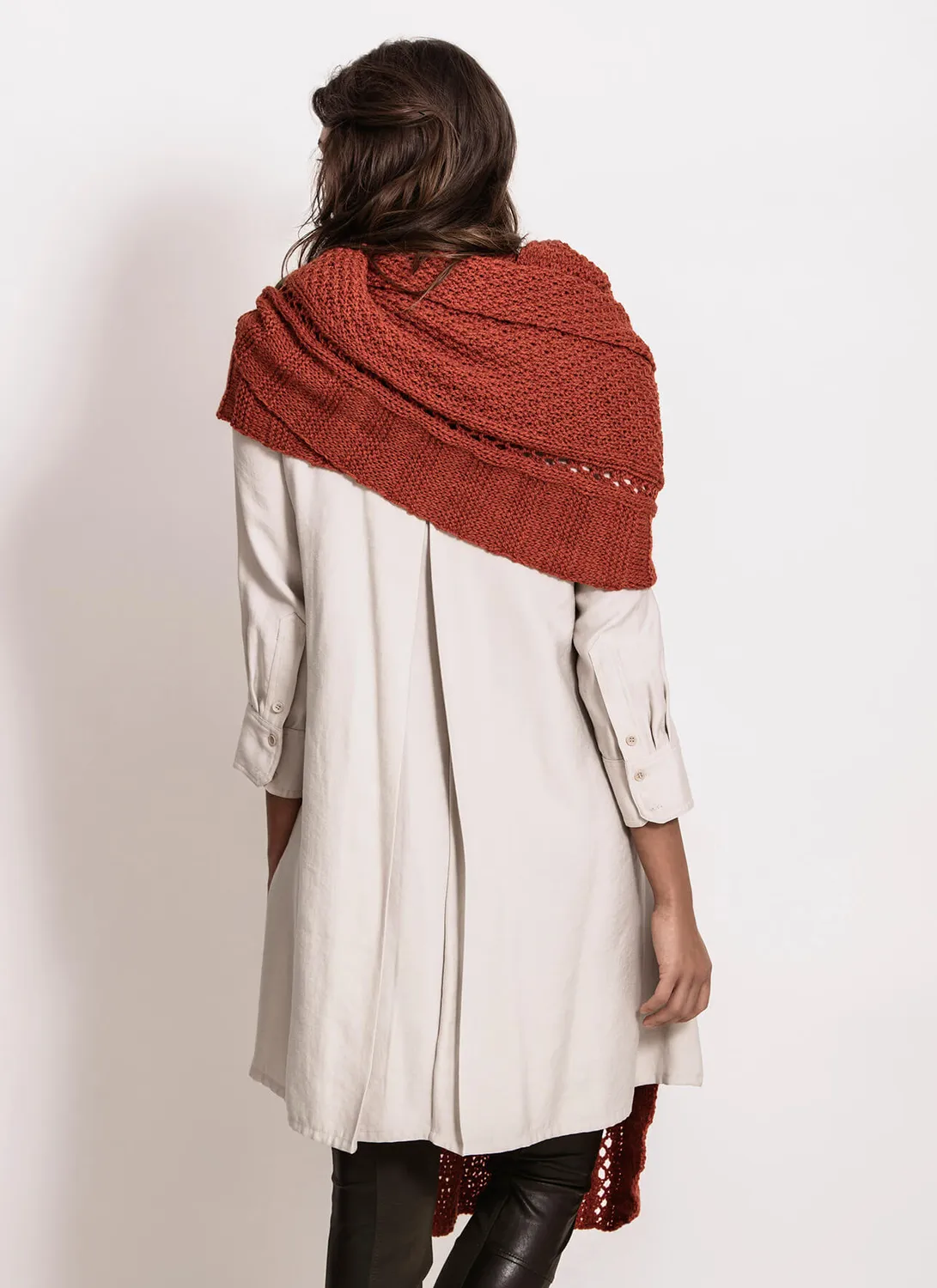 Blue Sky Fibers Classic Series Endless Wrap Strickanleitung Textur