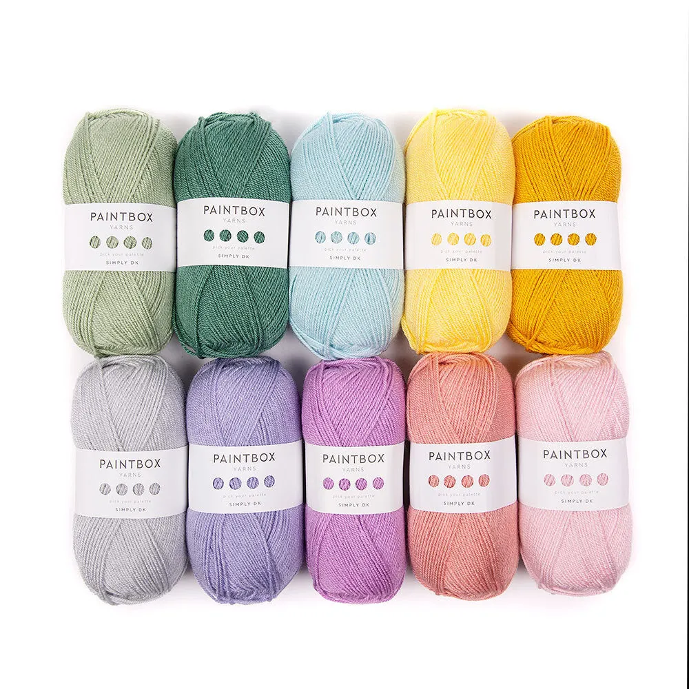 Paintbox Yarns Simply DK Countryside Garn 10x100g bunt