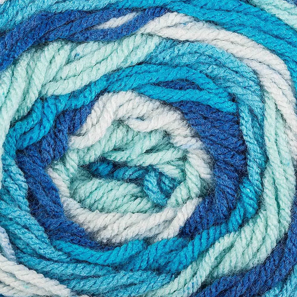Paintbox Yarns Chunky Pots Chunkywolle 100g Cake gestreift
