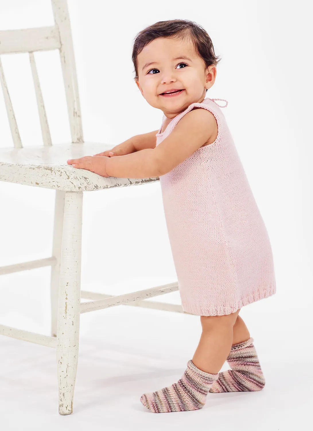Blue Sky Fibers Classic Roundabout Romper Strickanleitung 9821 Baby