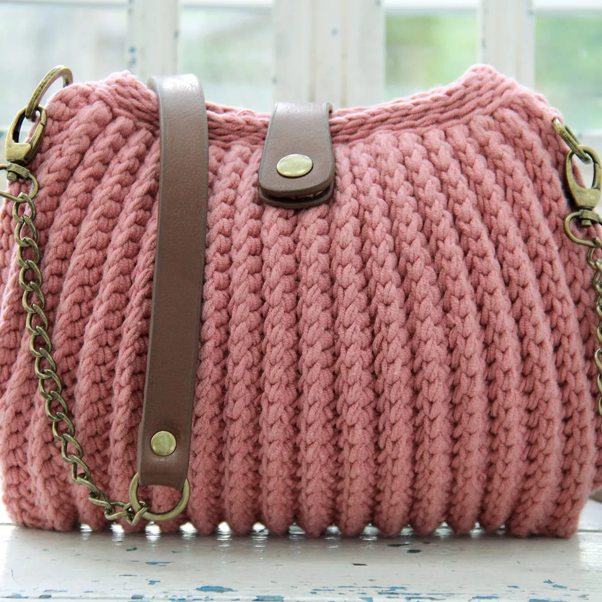 Go Handmade Taschenklappe Druckknopf 11x1,8 cm PU