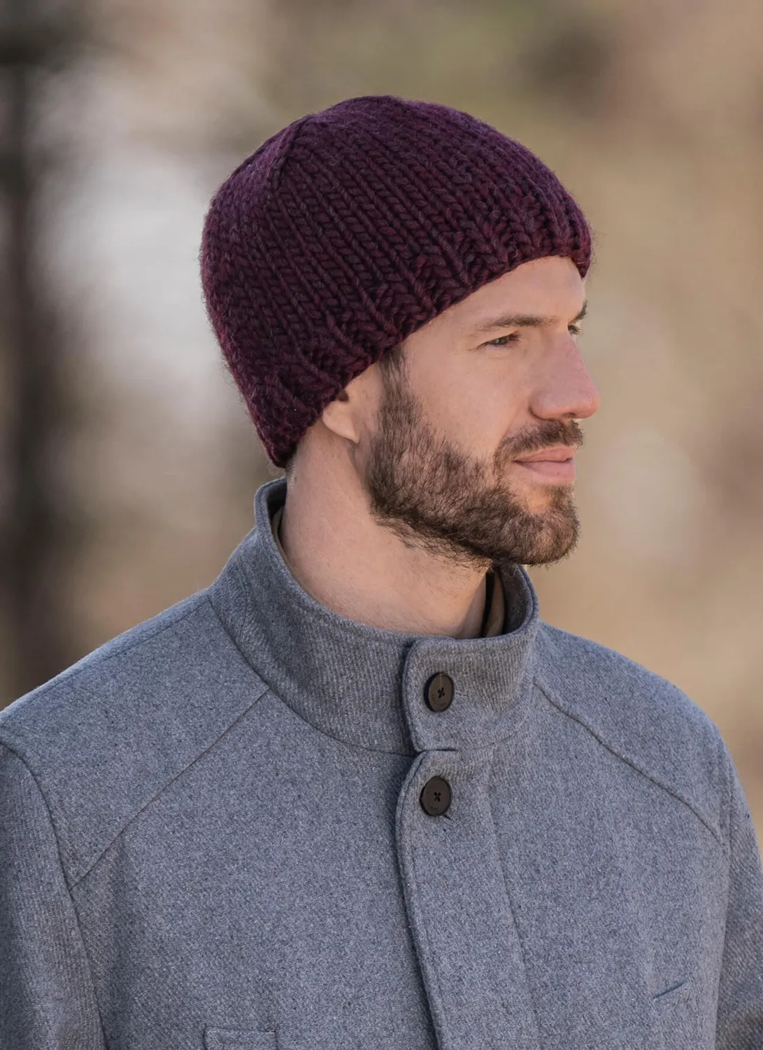 Blue Sky Fibers Winnipeg Hat Strickanleitung Mütze unisex