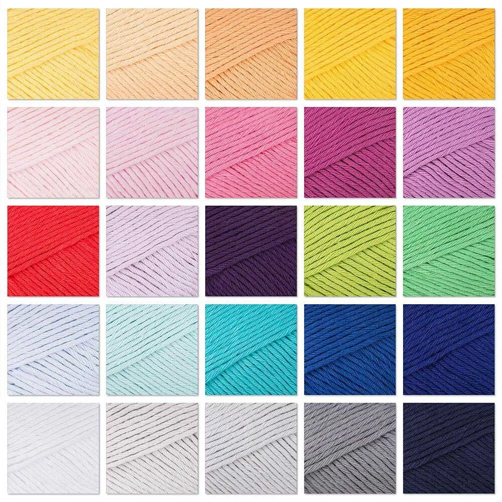 Paintbox Yarns Cotton Aran Baumwollgarn Bunt 25x50g