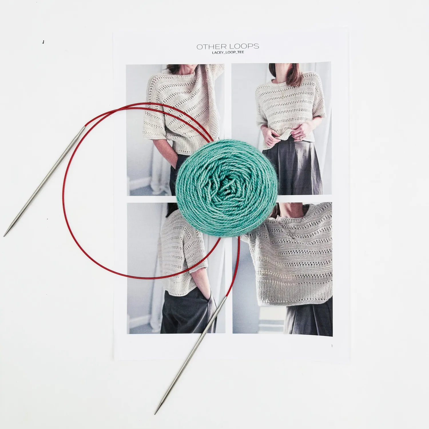 Cowgirlblues Lacey Loop Tee Strickset Sommertop