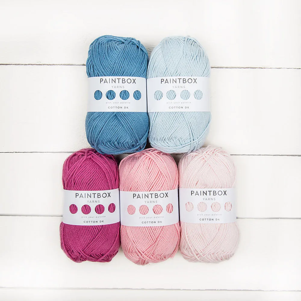 Paintbox Yarns Cotton DK Baumwollgarn 5x50g Design-Set