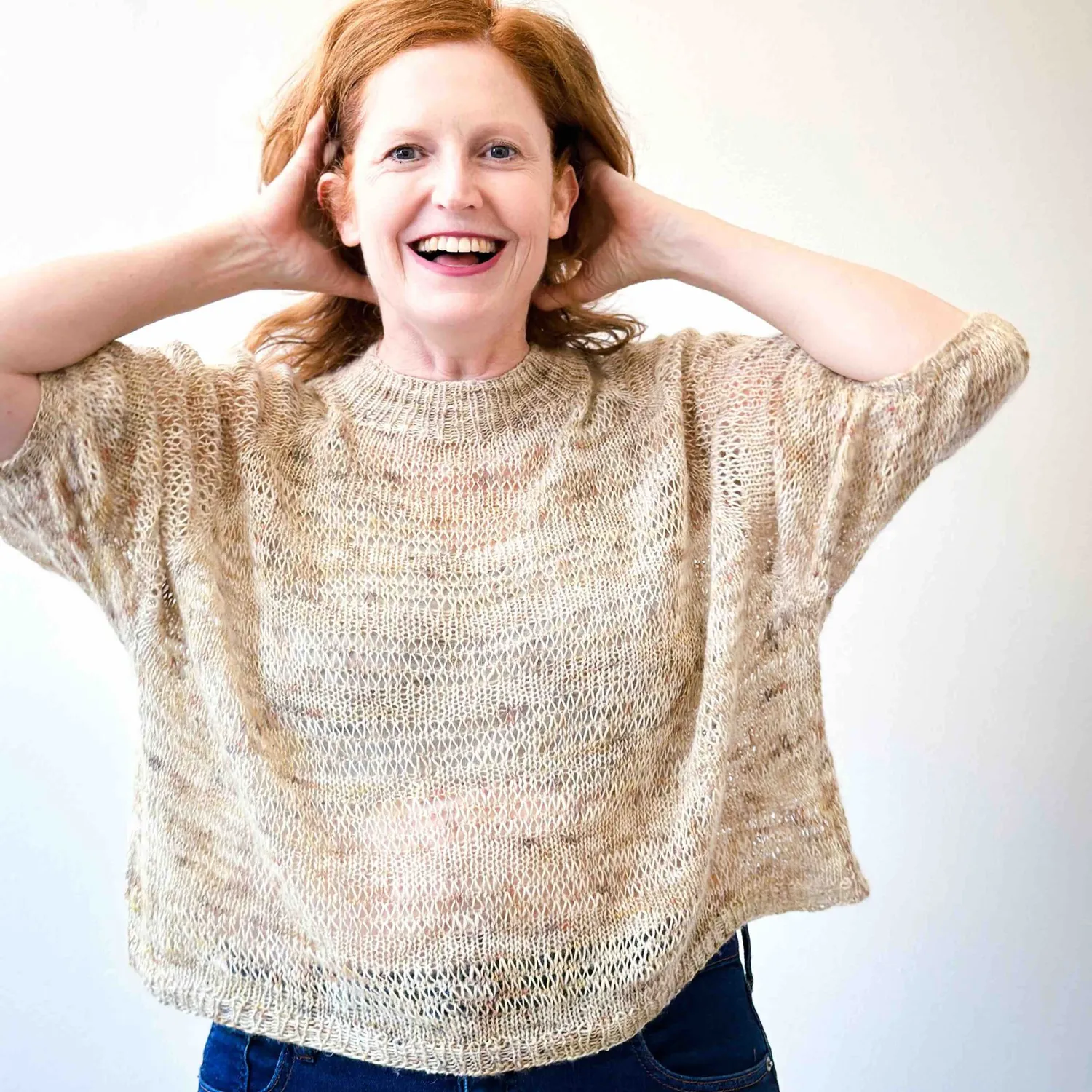 Cowgirlblues Merino Linen Miriam Makeba Wolle gesprenkelt