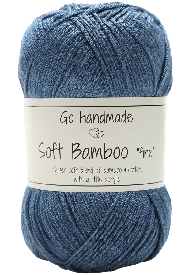 Go Handmade Soft Bamboo fine Bambusgarn 50g 180m