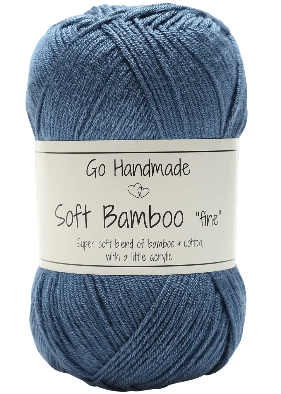 Go Handmade Soft Bamboo fine Garn 50g Bambus