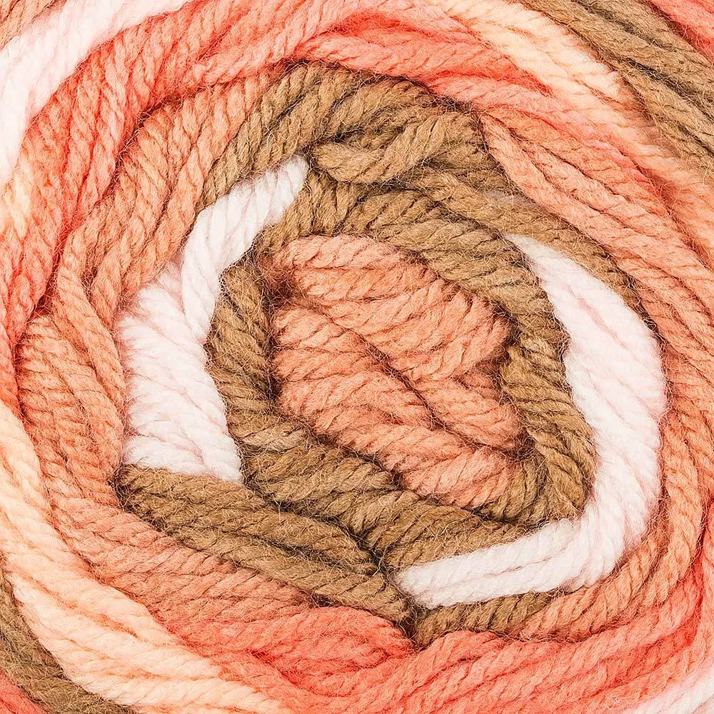 Paintbox Yarns Chunky Pots Chunkywolle 100g Cake gestreift