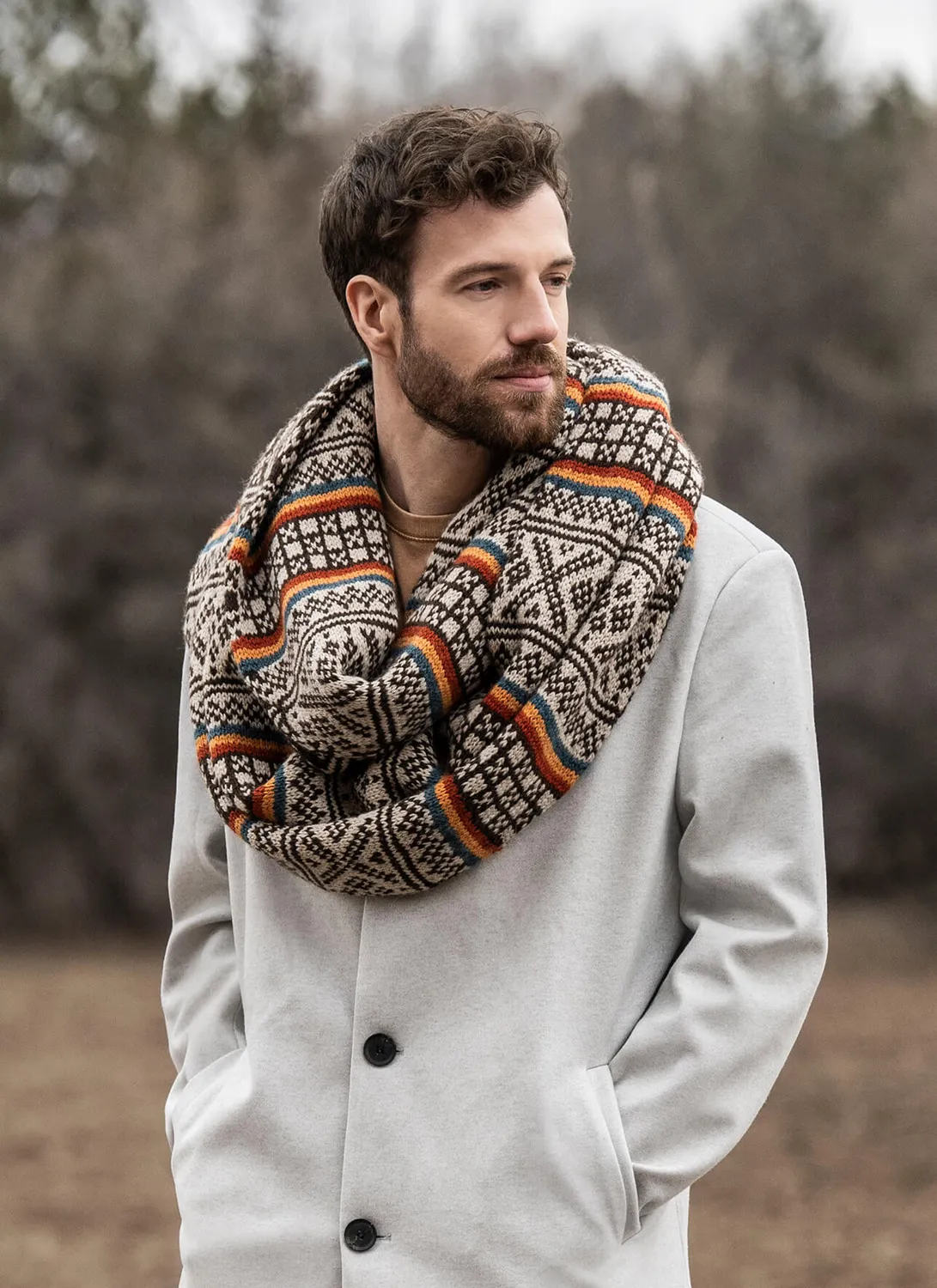 Blue Sky Fibers Classic Series Edmonton Wrap Strickanleitung Loop