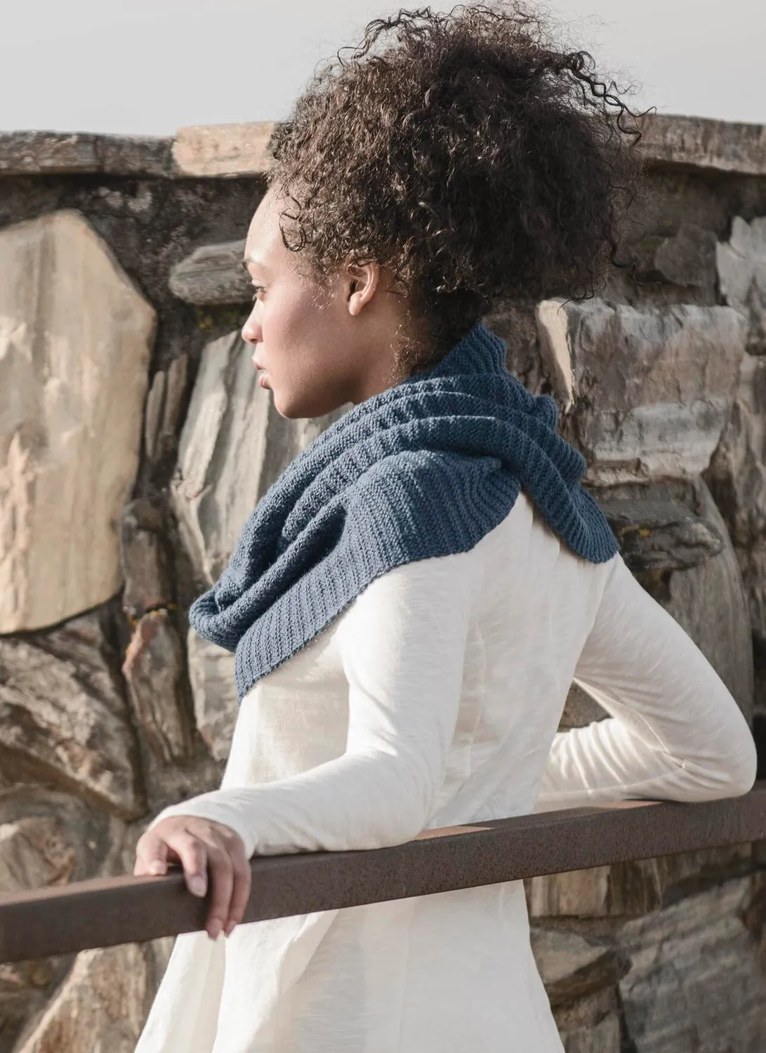 Blue Sky Fibers Classic Series Weldon Alpaca Wrap Strickanleitung