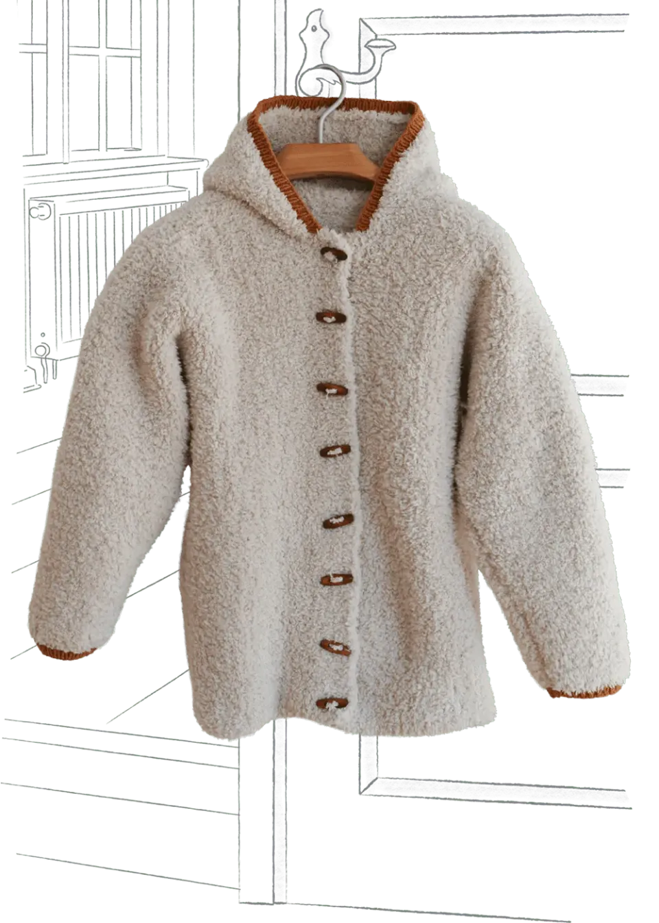 Go Handmade Teddy Jacka Strickanleitung XS-XXXL