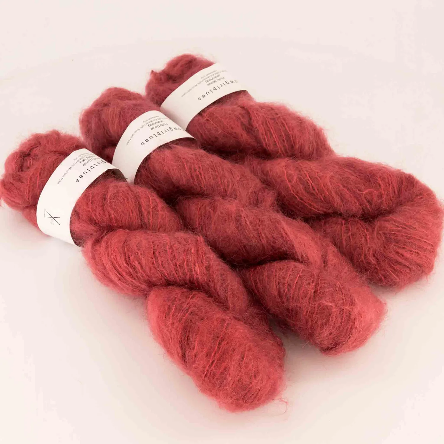 Cowgirlblues Fluffy Mohair Wolle Dusty Rose 50g pudrig