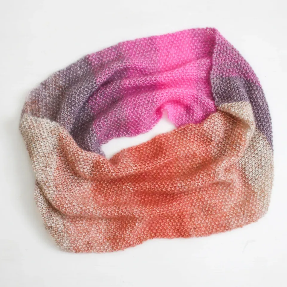 Madelinetosh Gradient Cowl Strickanleitung PDF Mohair