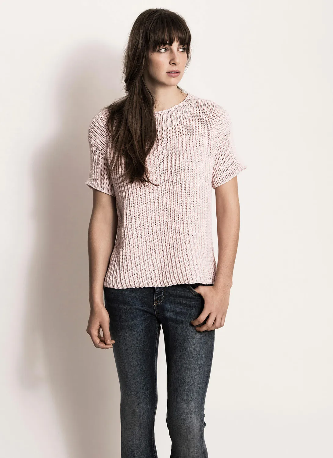 Blue Sky Fibers Classic Series Ashby Tee Strickanleitung Baumwolle