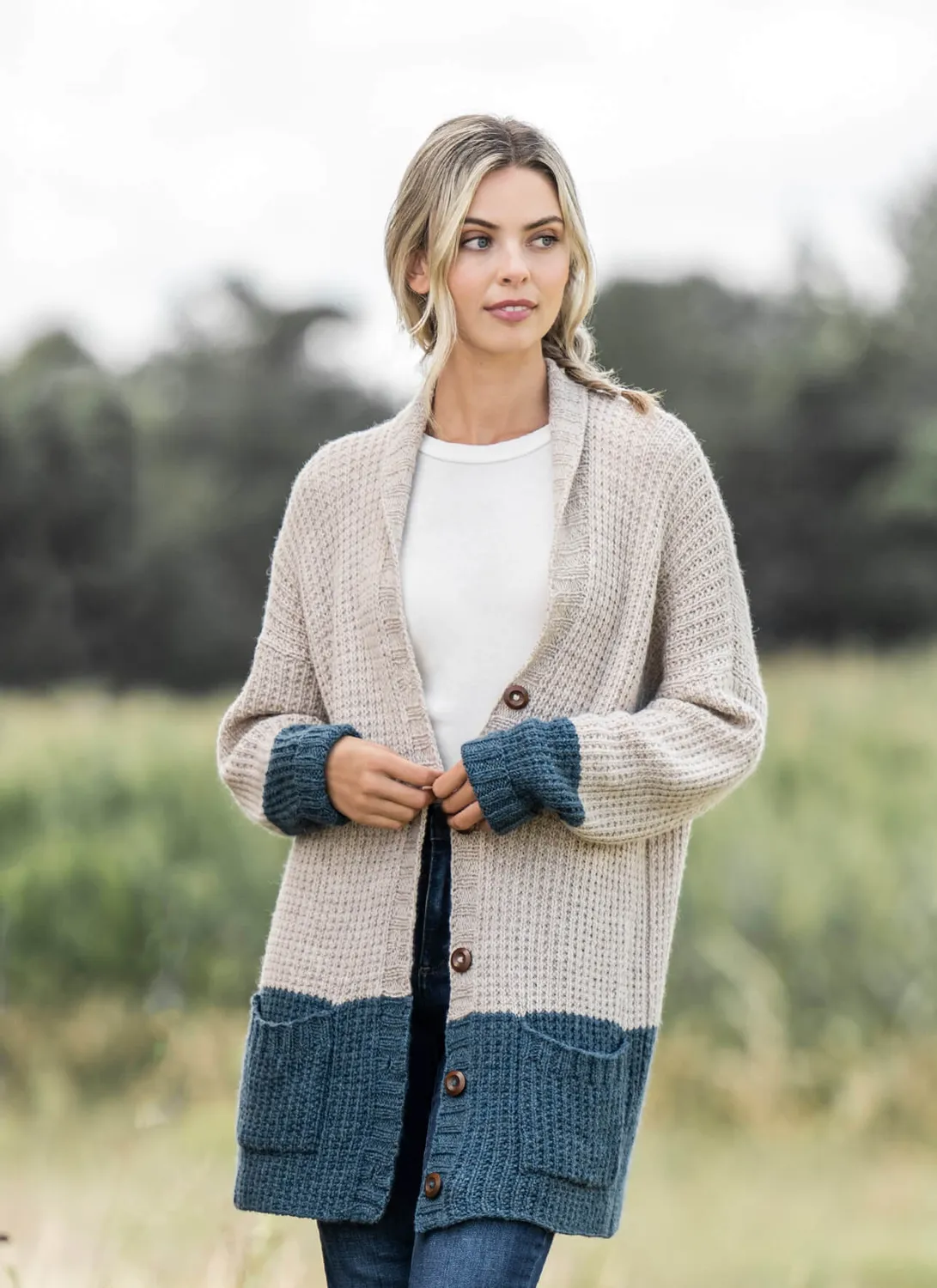 Blue Sky Fibers Northbrook Cardigan 202313 Strickjacke Anleitung