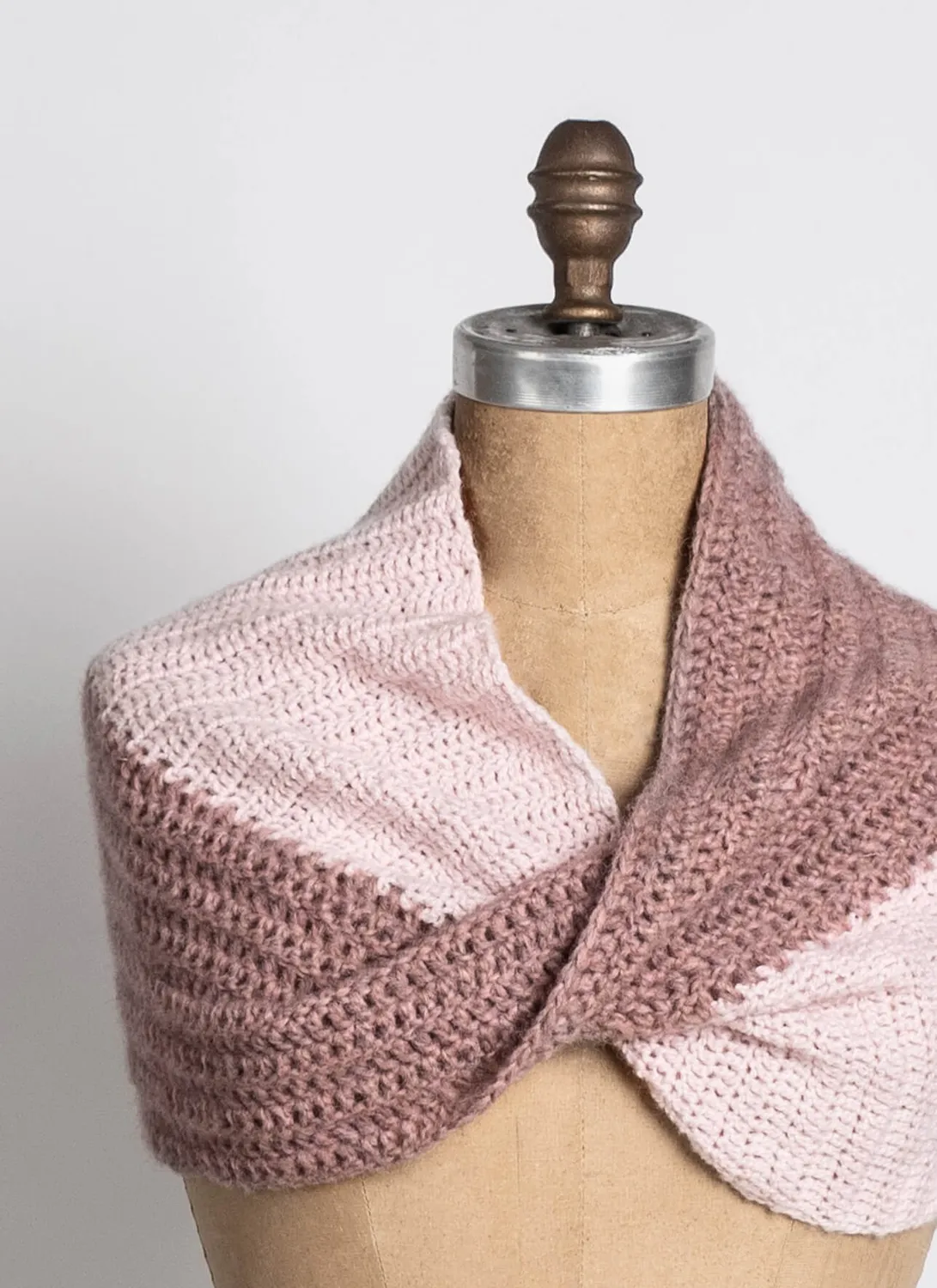 Blue Sky Fibers Anoka Cowl Häkelanleitung PDF weich