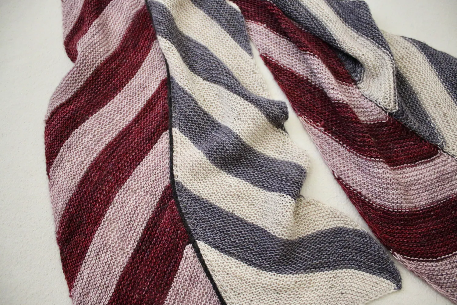 Madelinetosh Chevron Scarf Strickanleitung PDF Intarsia