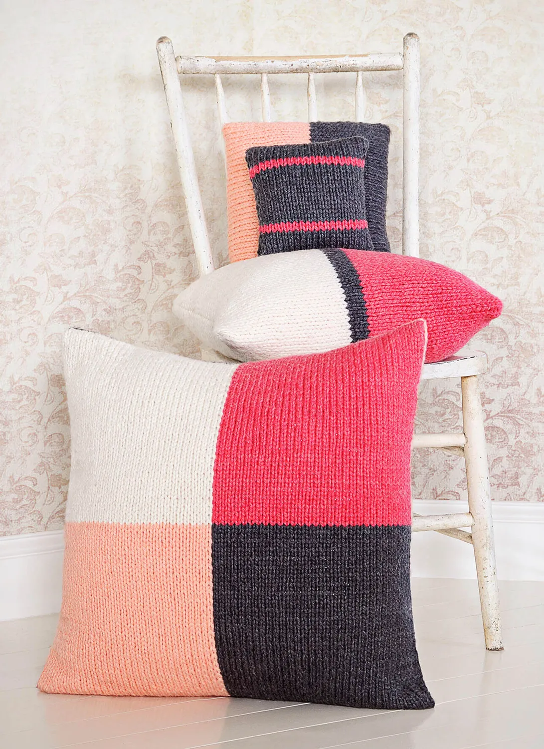 Blue Sky Fibers Four Squared Pillows Strickanleitung Mod