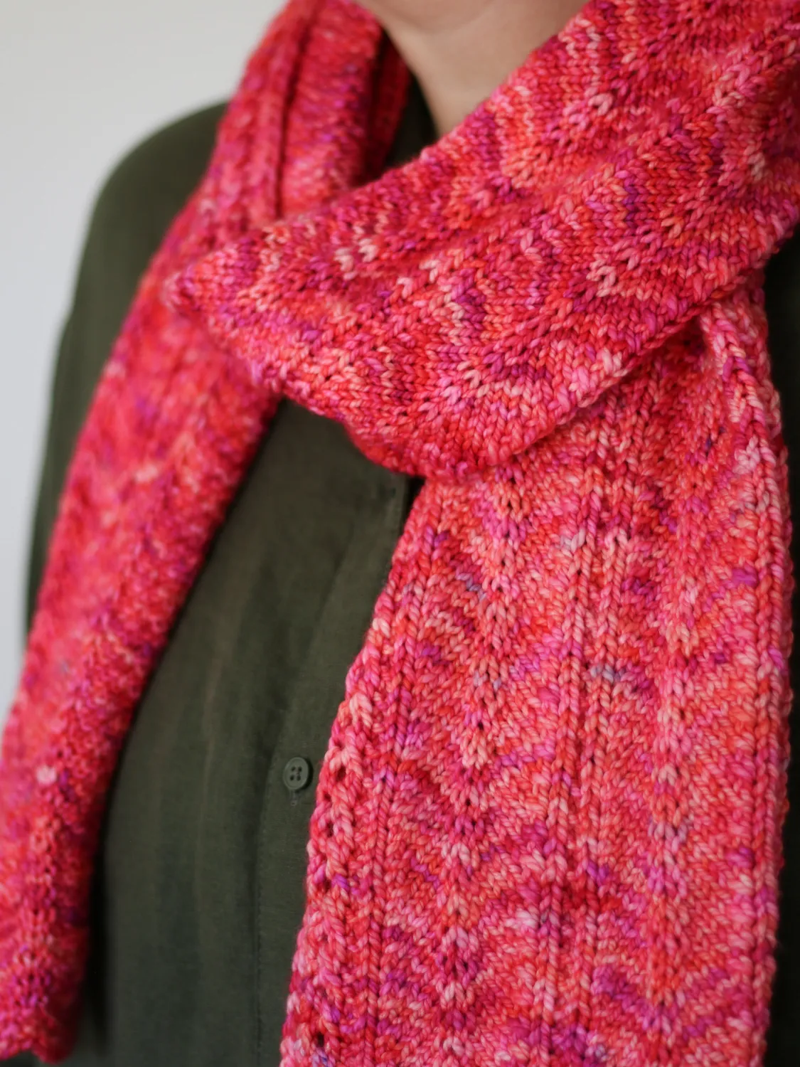 Madelinetosh Snowbird Scarf PDF Strickanleitung DK Halswärmer
