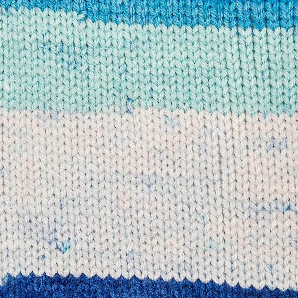 Paintbox Yarns Chunky Pots Chunkywolle 100g Cake gestreift