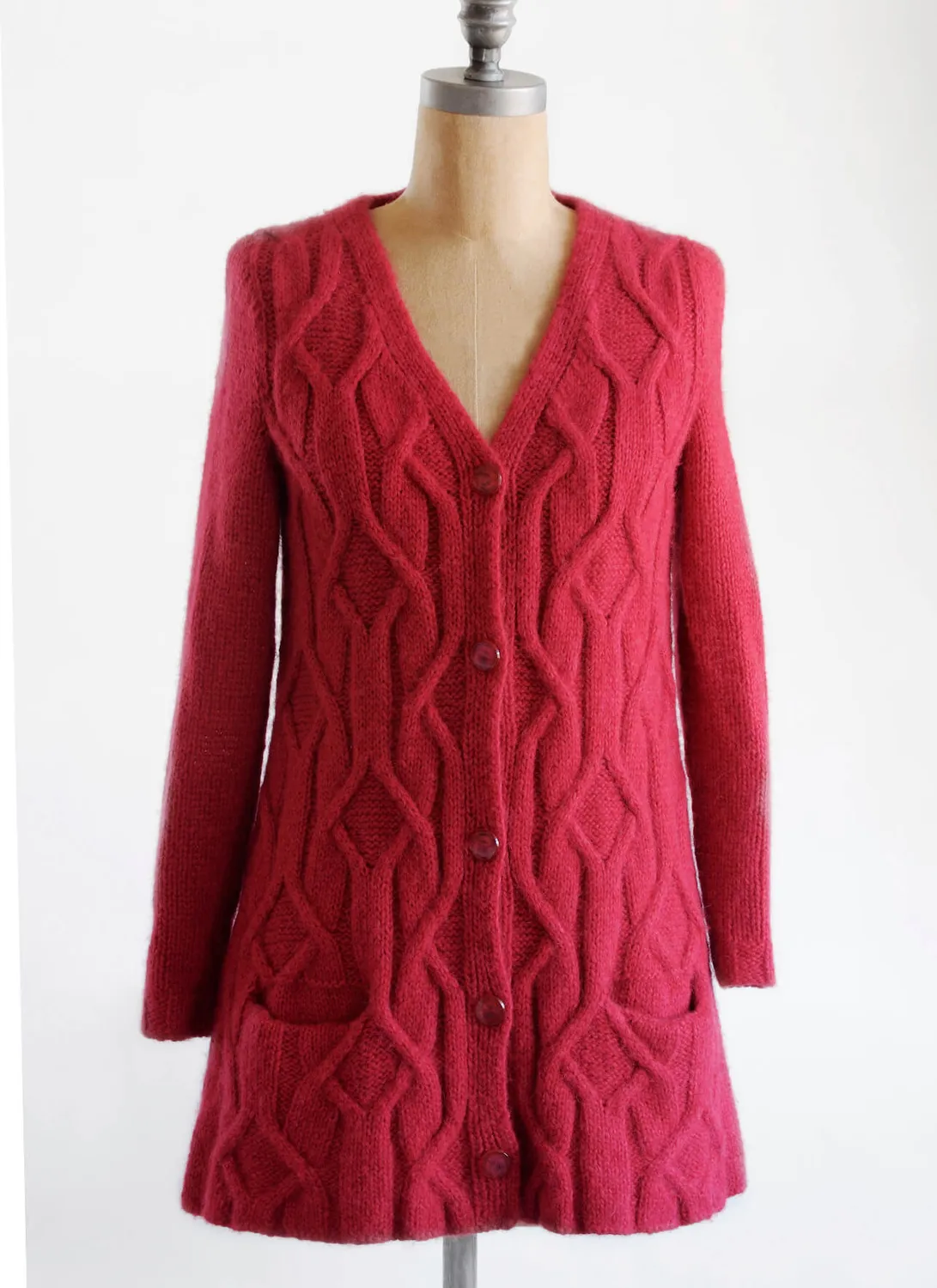 Blue Sky Fibers Classic Series Jazzy Cardigan Strickanleitung Zopf