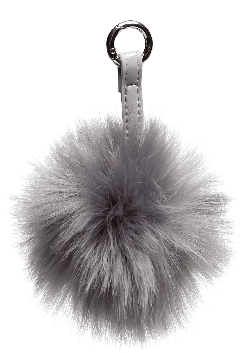 Go Handmade Pompon Charm Bommel 11 cm grau