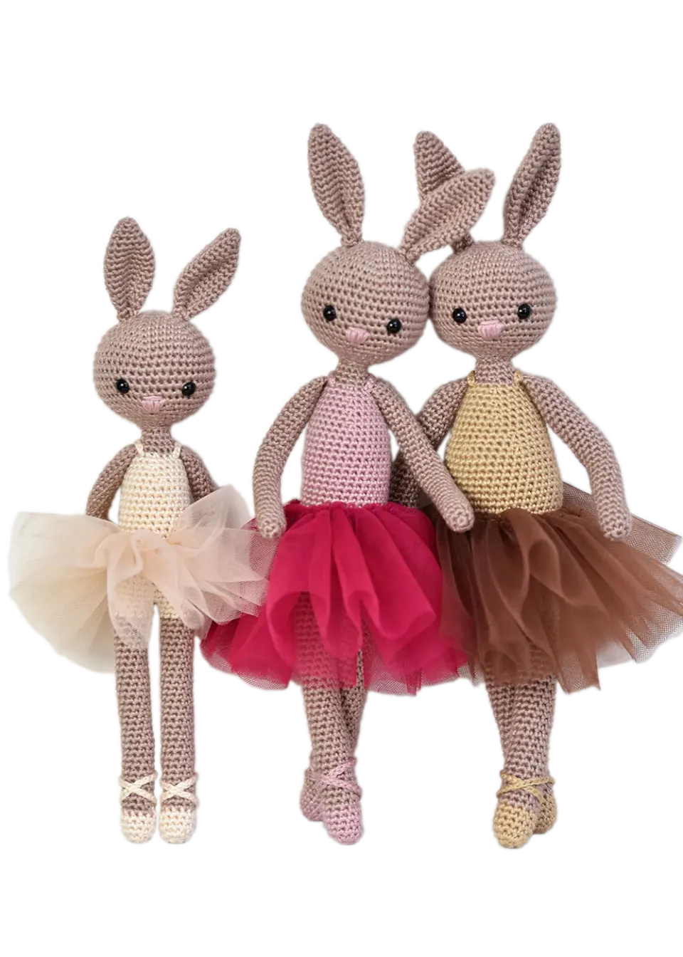 Go Handmade Ballet Bunnies Häkelanleitung PDF Hasen