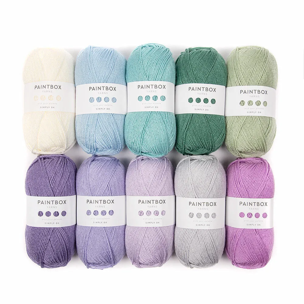 Paintbox Yarns Simply DK Countryside Garn 10x100g bunt
