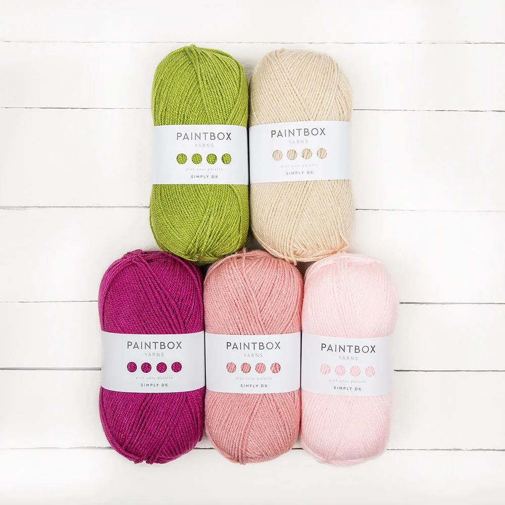 Paintbox Yarns Simply DK 5er Farbpaket Wolle Hedgerow Acryl