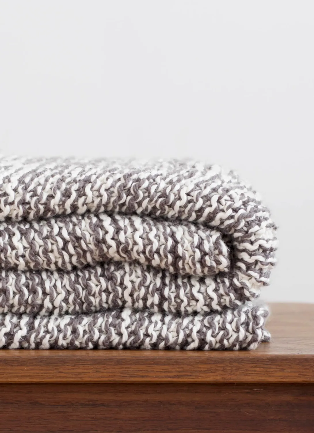 Blue Sky Fibers Goodview Garter Throw 201802 Bio-Baumwolle