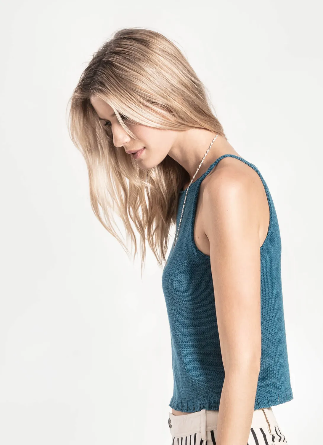 Blue Sky Fibers Classic Palisade Tank Strickanleitung 201826 leicht
