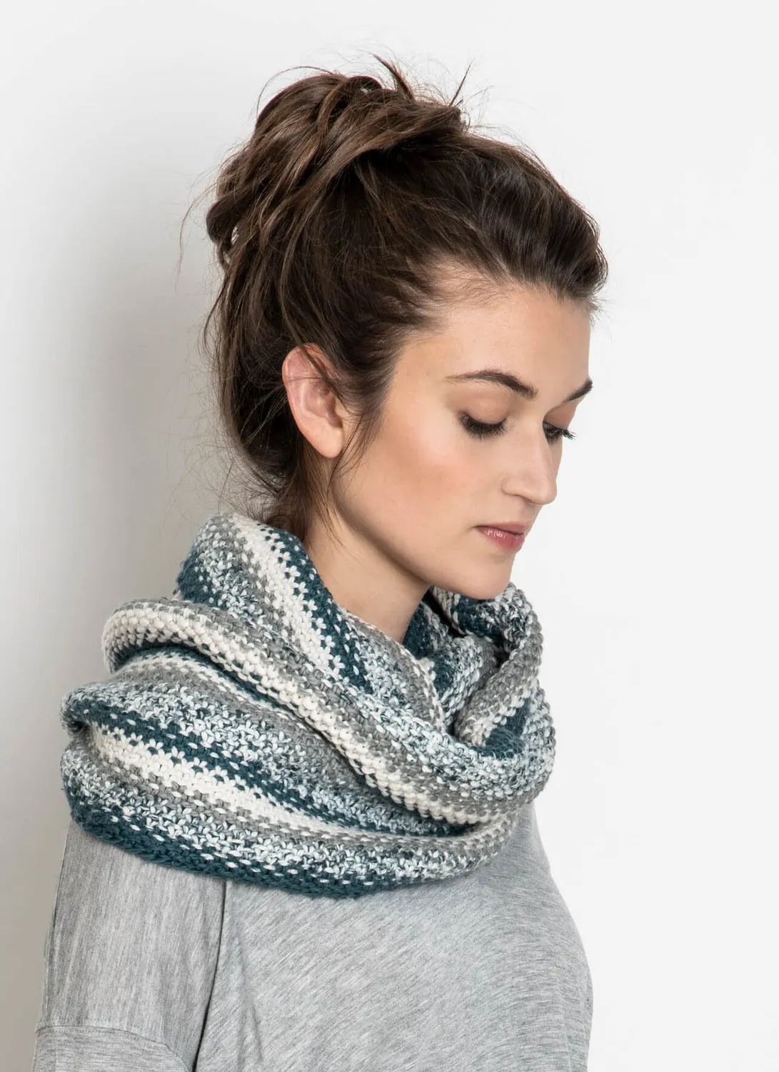 Blue Sky Fibers Classic Cottage Grove Cowl Strickanleitung Baumwolle