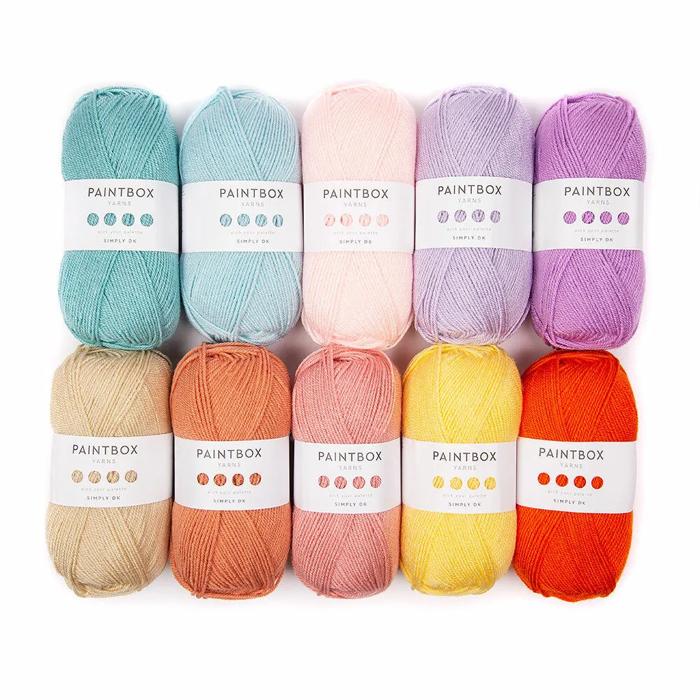 Paintbox Yarns Simply DK Countryside Garn 10x100g bunt