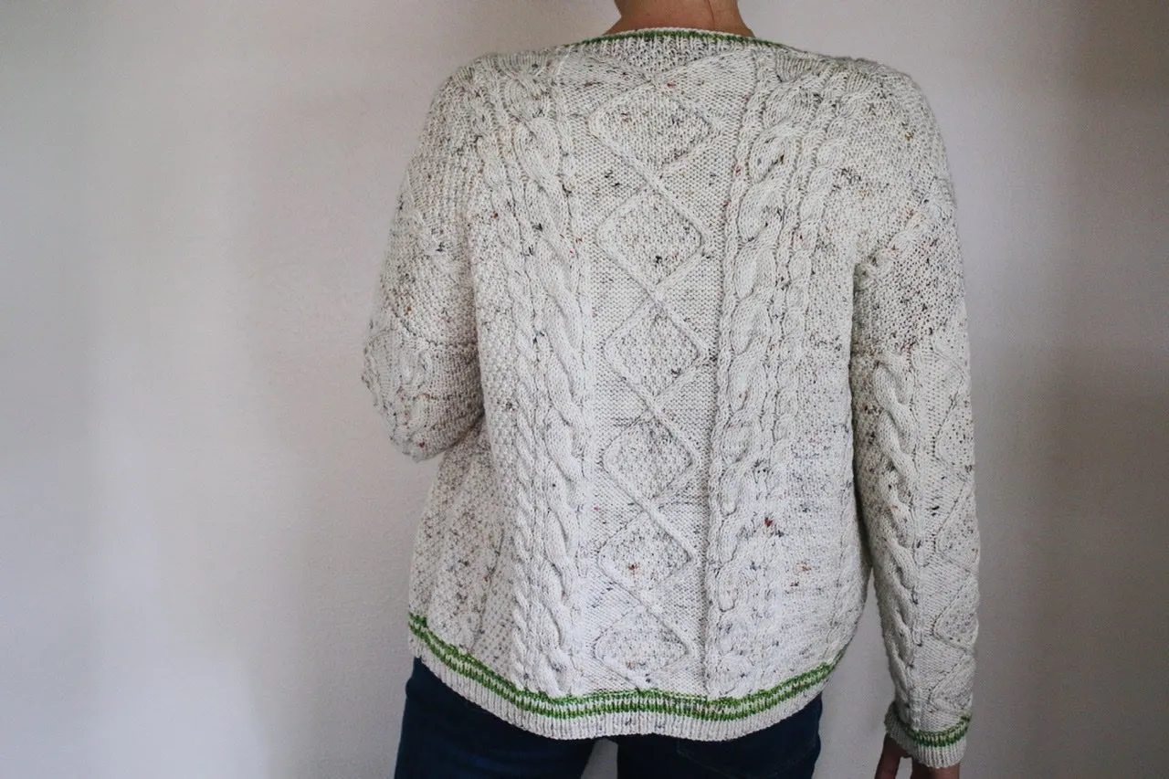 Madelinetosh Folklore Cardigan Strickanleitung PDF DK