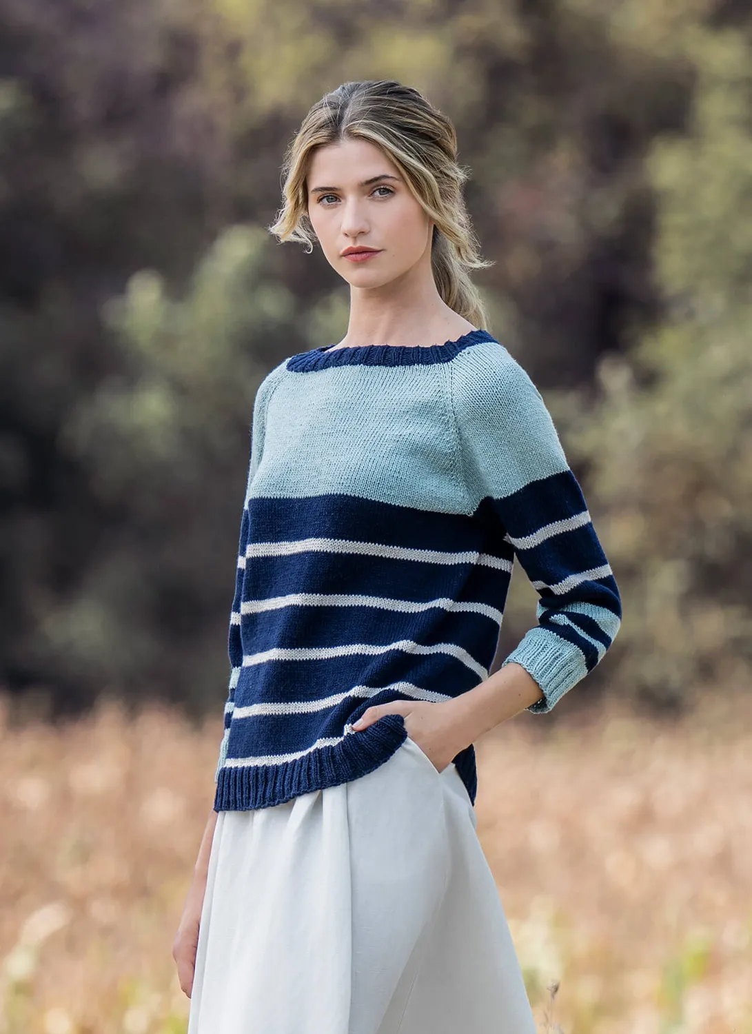 Blue Sky Fibers Camden Sweater Pulloveranleitung